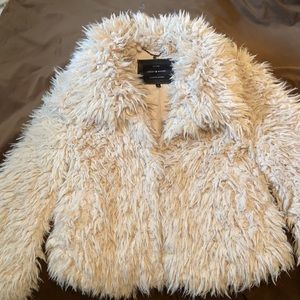 Lucky Brand size S fuzzy jacket